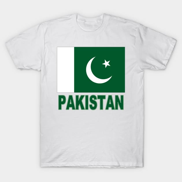 The Pride of Pakistan - Pakistani National Flag Design T-Shirt by Naves